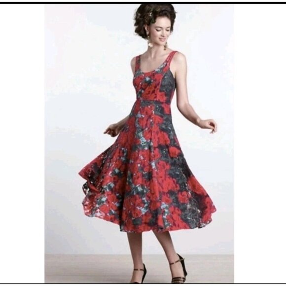 anthropologie green tulle dress Flared Sleeves Wrap Olive Green Dress – Sassymyprom main image 1